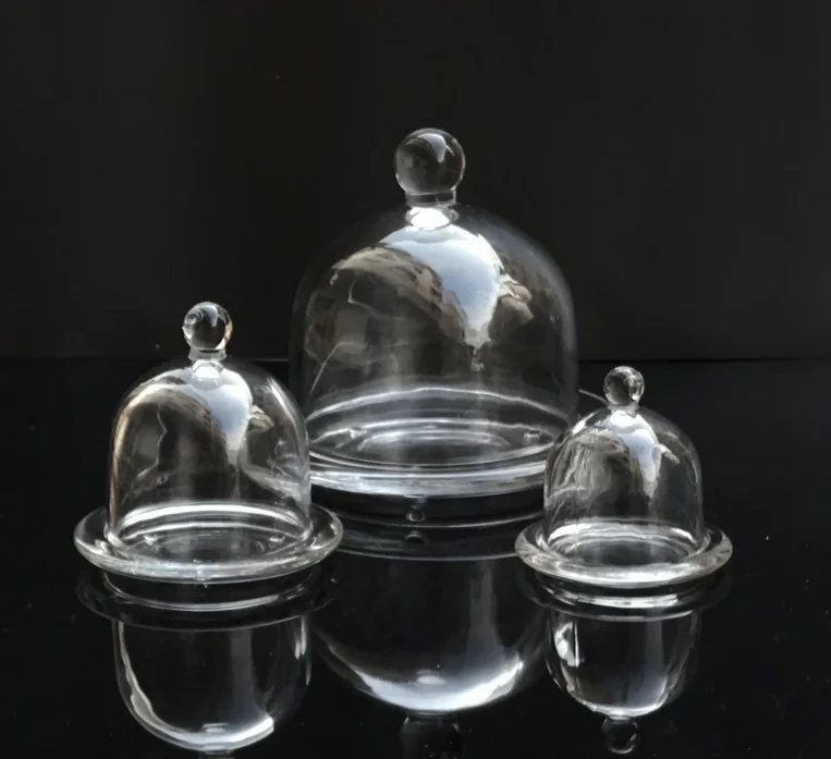 Large Glass Domes with Wooden Base China Tall Glass Dome Factory High Quality Glass Dome Different Sizes