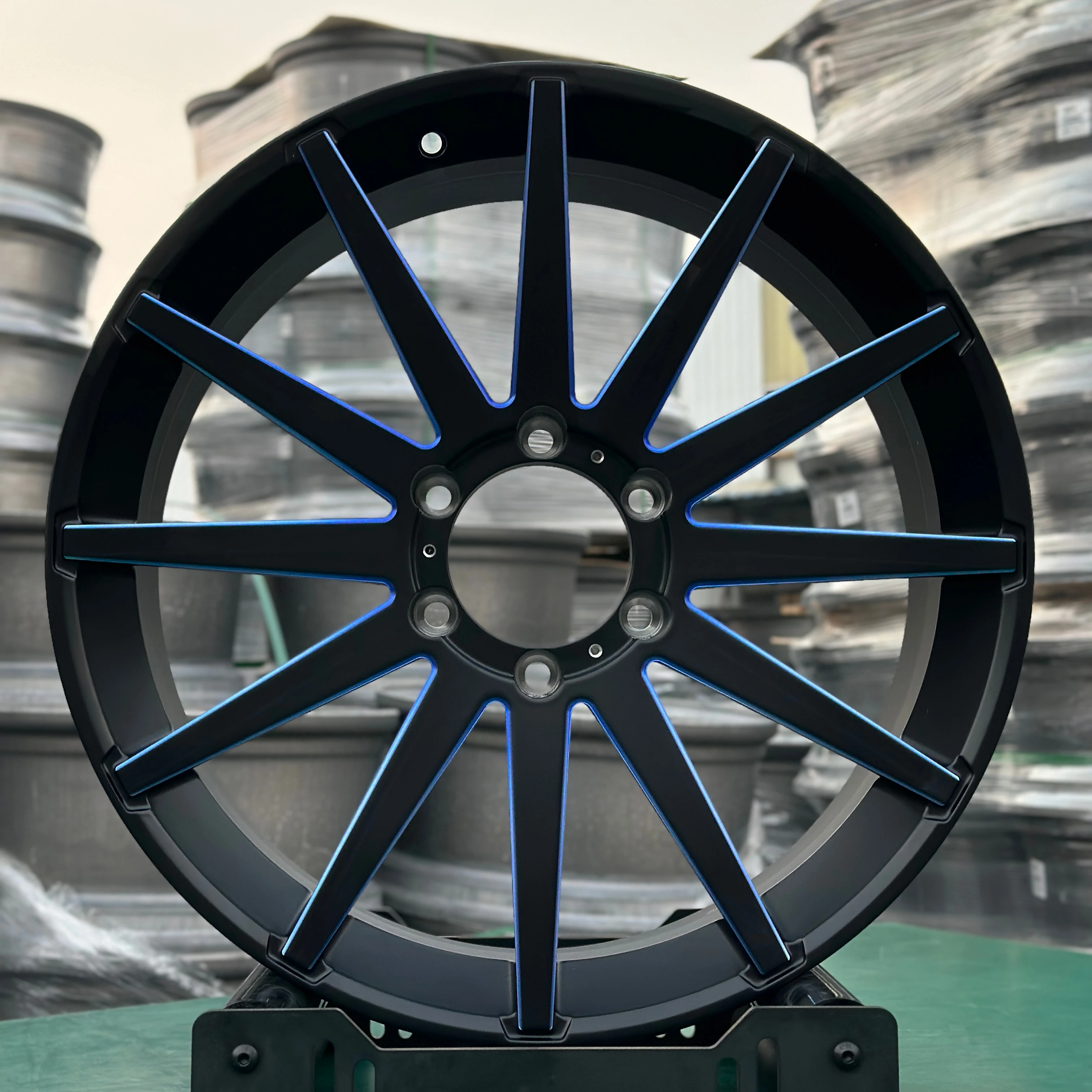 GVICHN one piece matte black with reverse milling forged wheels 16 - 26 inch aluminum alloy rims 5x112 5x114.3 5x120