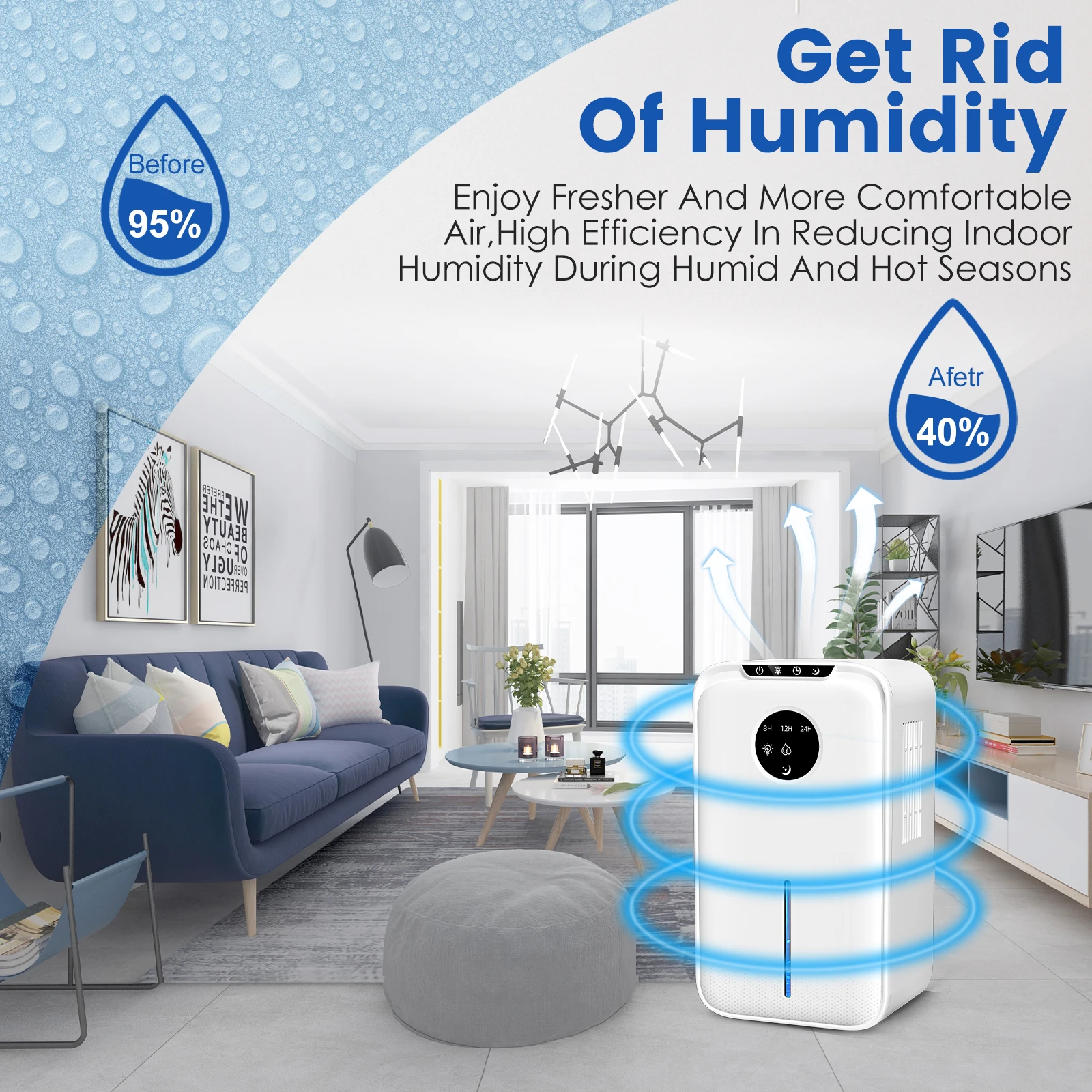 Keep Healthy Humidity Household Commercial Dehumidifier Small Home Air