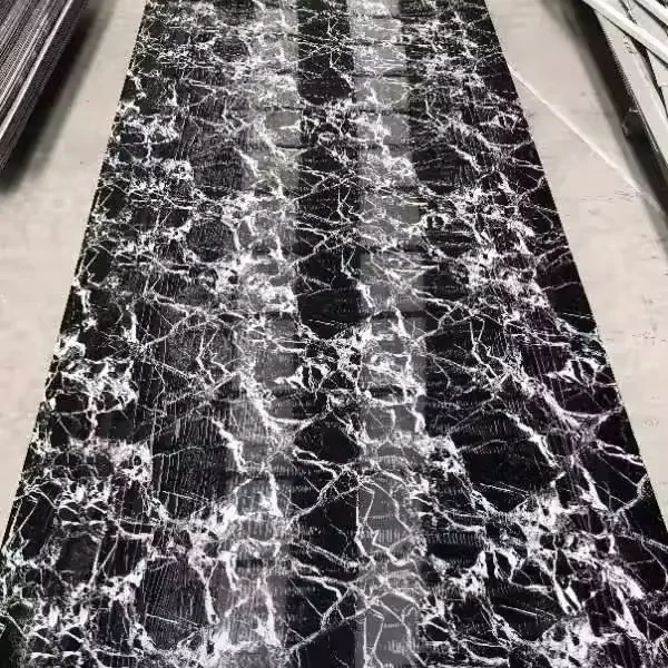 Home Improvement Large Size UV Coating Wall Stickers Artificial Flexible Marble Sheet