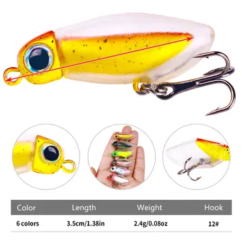 Wholesale Lizard Lure 4cm 2.5g Top Water Floating Artificial Bionic Fishing Lures 1.77 Inch Soft Shell Insect Fishing Baits – Soft Lure – view 3