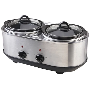 5.5L Capacity Manual Individual Control Appliance Crock Pot Triple Slow  Cooker - Buy 5.5L Capacity Manual Individual Control Appliance Crock Pot  Triple Slow Cooker Product on