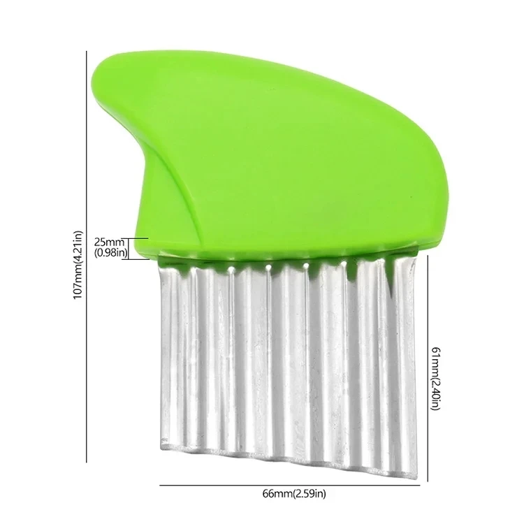 Stainless Steel Potato Wave Shaped Chip Slicer Vegetables Carrot Wave Knife Multifunctional Fruits Cutter Kitchen Accessories
