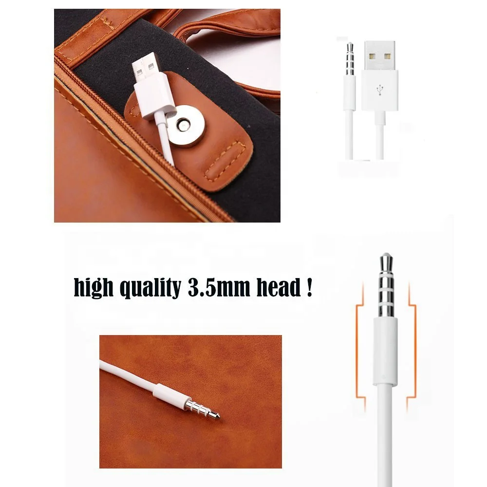 Cabo USB Amigável Yitkor com Conector/Plugue Jack de 3,5 mm para Carregador  de iPod Shuffle 3ª 4ª 5ª /6/7, image size:1000x1000