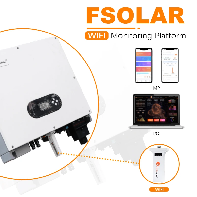 Felicitysolar 48V 5Kw Inverter on Off Grid Hybrid Solar Inverter With ...