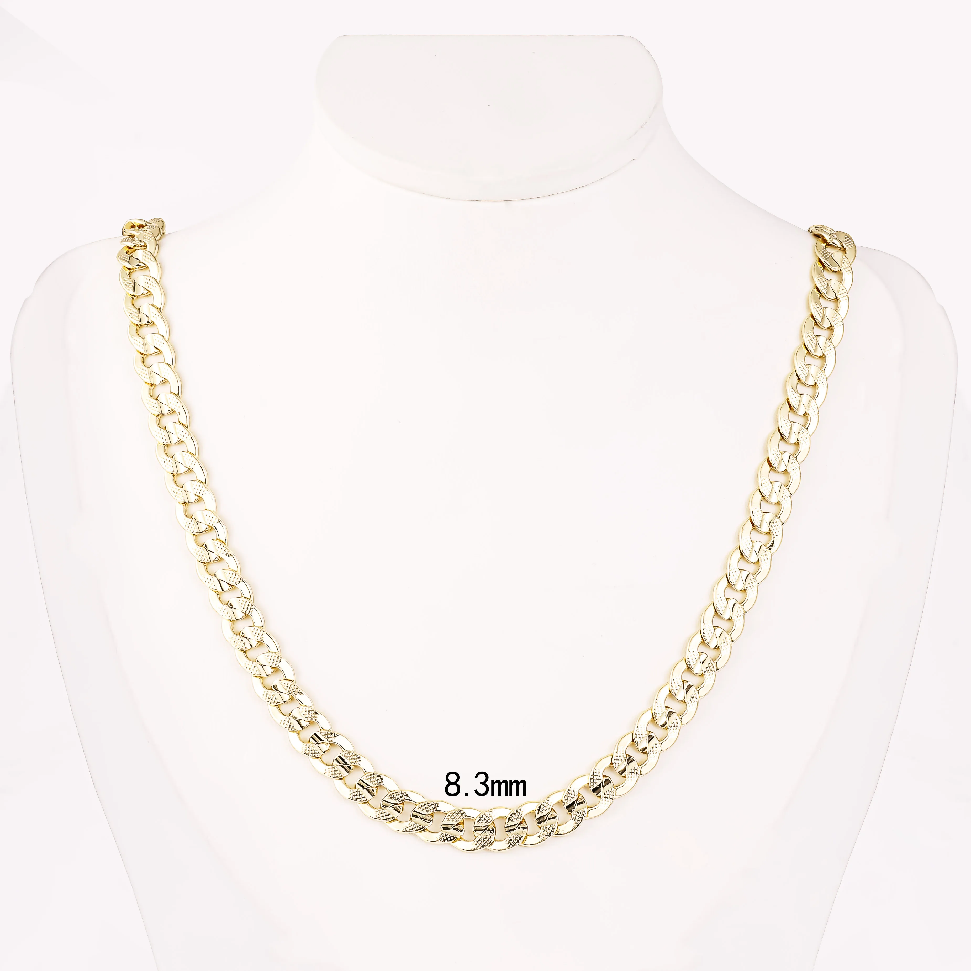 Set 4 Catene Collane Cubane Placcate Oro 14k Franco - Foto 6