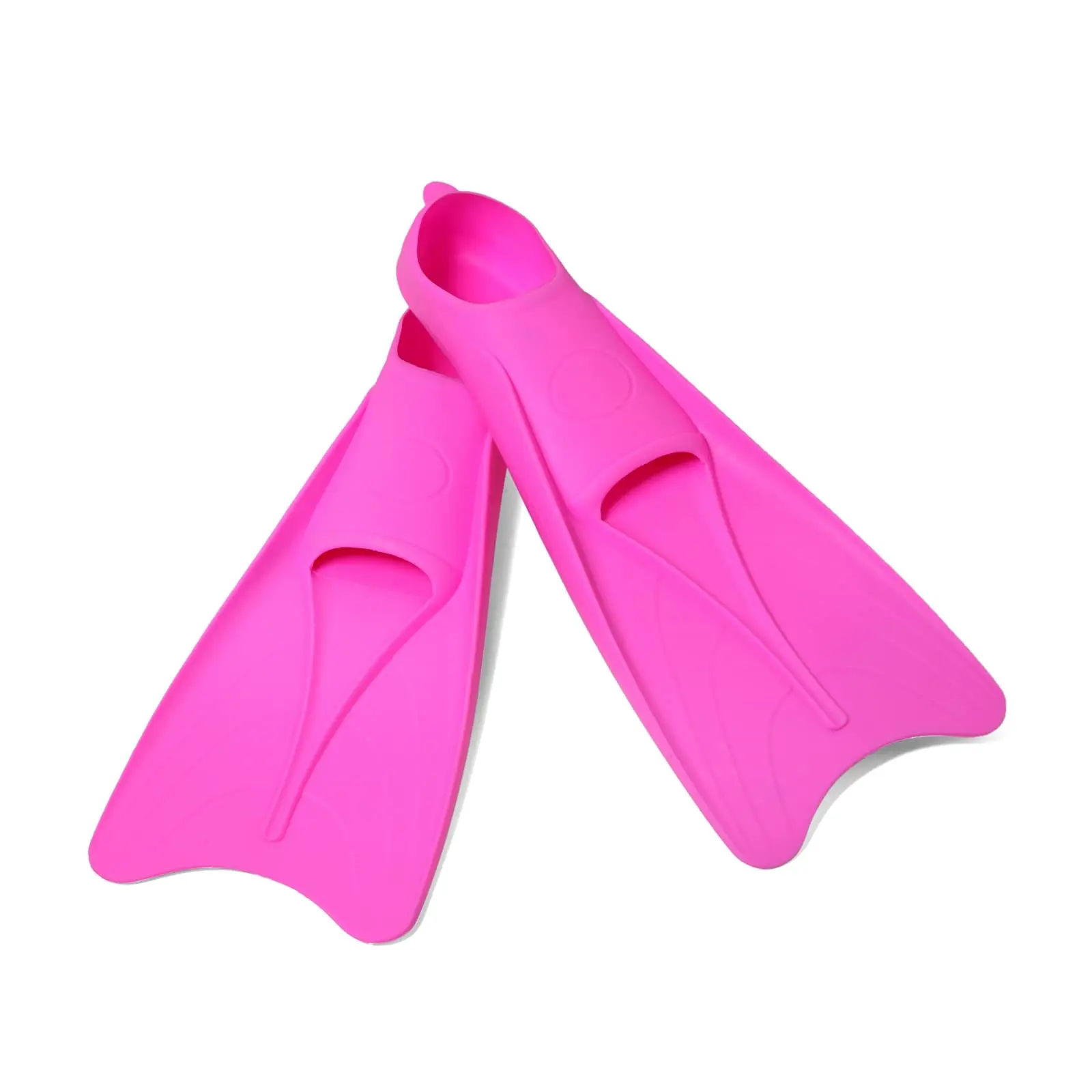Long Blade Rubber Swim Flippers Kids And Adult Sizes Soft Quality Tpr Materials Swimming
