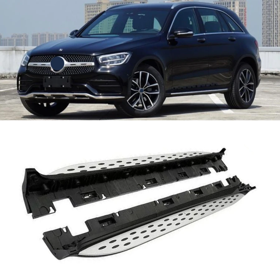 Auto Spare Body Parts Running Boards for Mercedes-benz GLC 2016 - 2021 260L 300L Foot Step Pedal Side Step SUV Accessories