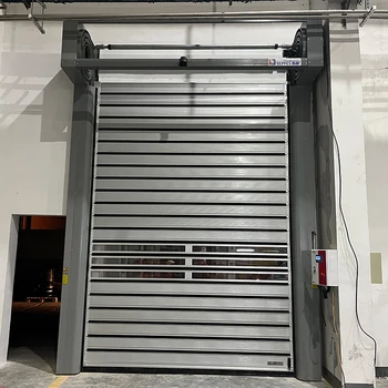 Seppes Insulated Warehouse Aluminum Alloy Rolling Shutter Door Hard Fast Door with Spiral Security Fast Acting Door