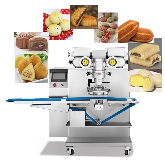 High Speed Automatic Encrusting Machine Mooncake Maamoul Making Machine Maamoul Production Line