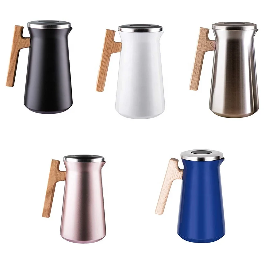Large Capacity 1.6L Thermal Carafe Stainless Steel Thermo Jug Double Wall  Vacuum Insulated Thermos Tea Coffee Pot - Buy Large Capacity 1.6L Thermal  Carafe Stainless Steel Thermo Jug Double Wall Vacuum Insulated