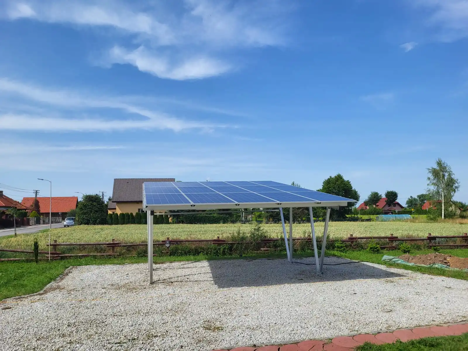 Single and Double Parking Port Solar Aluminum Support Carport Solar Mounting System