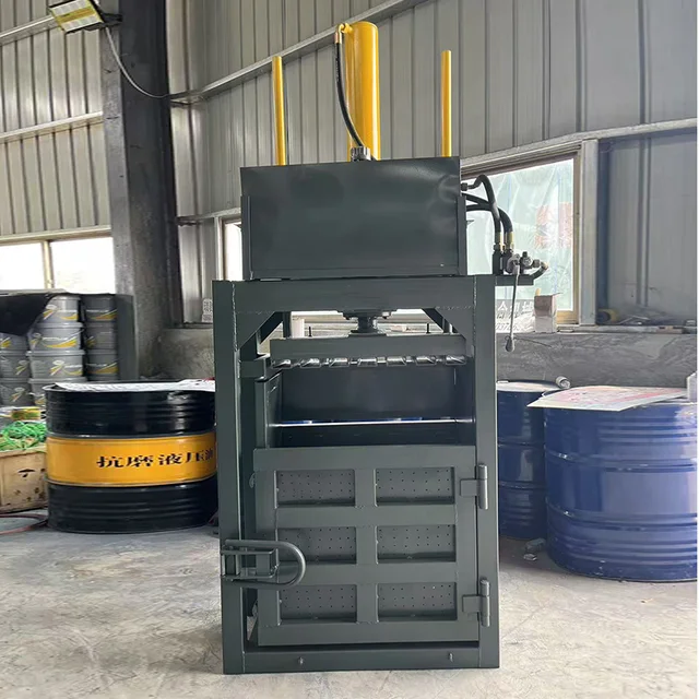 YUZHI Fully Automatic Vertical Hydraulic Baler Scrap Metal Baler Scrap Metal Compactor Press Cardboard Baler