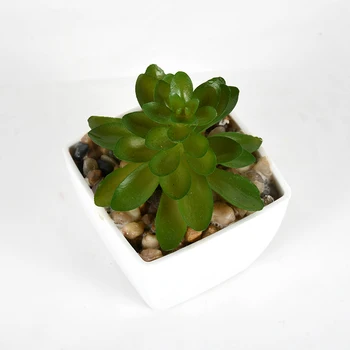 Home decor green plants artificial succulents bonsai decorative mini artificial potted plants succulents office decoration