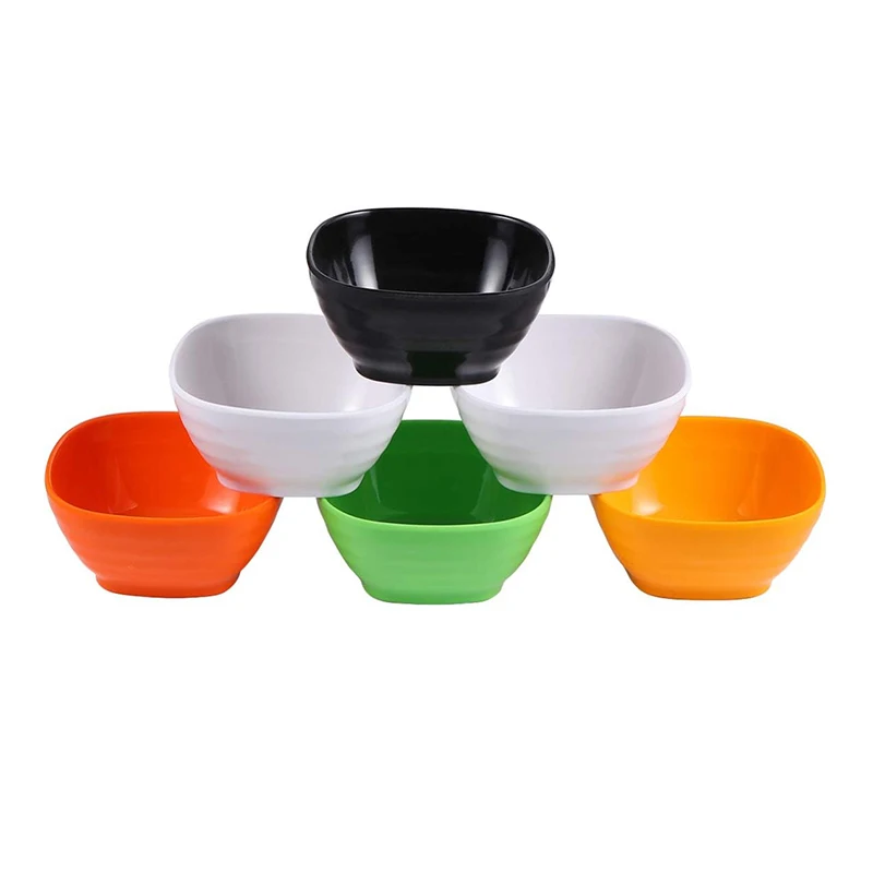 Factory Custom Melamine Mixing Bowl Food Grade Square Melamine Salad