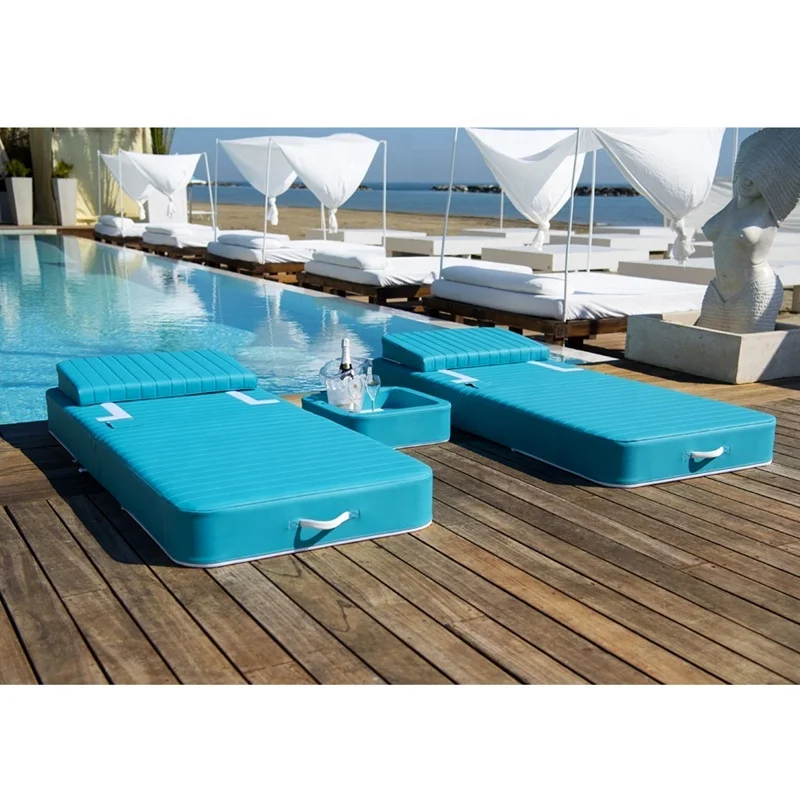 JunD Hamaca Flotante 4 En 1 Para Piscina – Sillón, Tumbona Y Flotador, Soporta 150 Kg, Ergonómica