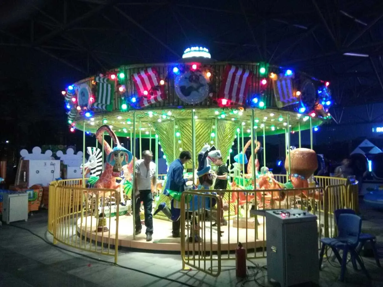 Fairground and Playground Games Large Rocking Carousel Horse for Sale