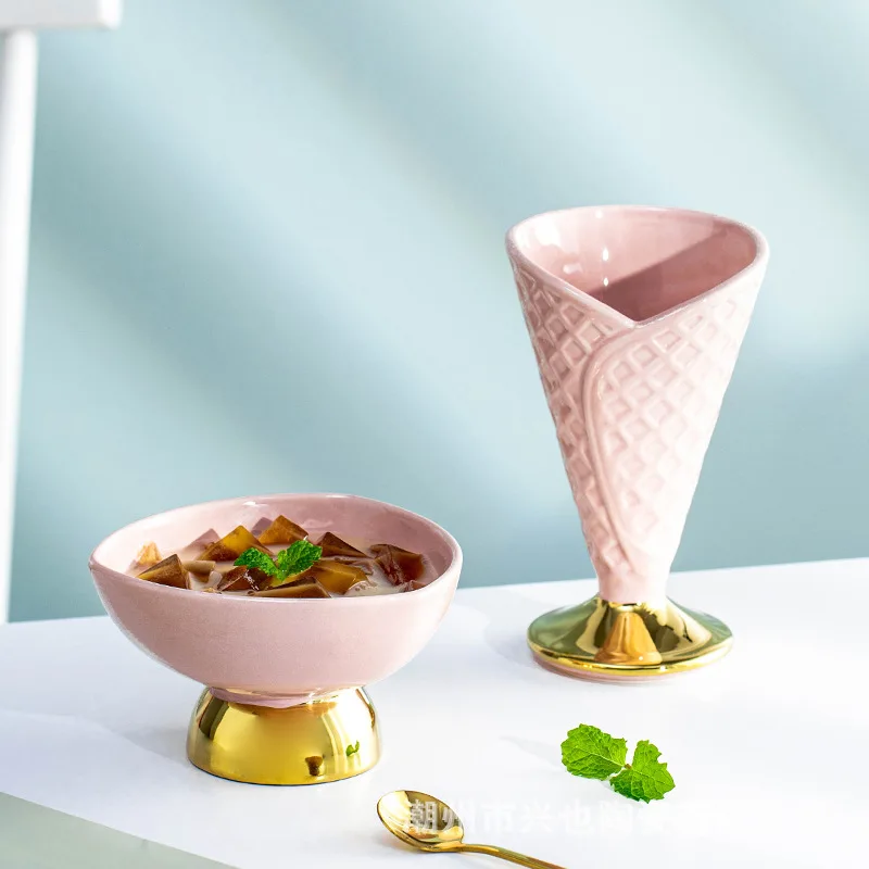 Personalized Design Restaurant Yogurt Pudding Dessert Bowl Ice Cream Bowl Ceramic Bowls