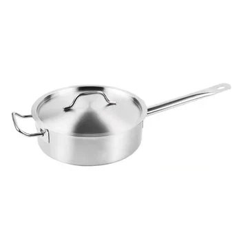 High Quality Stainless Steel Multi-Purpose Cooking Utensils Factory Custom Hot Sales Sauce Pan and Soup Pot for Home Use