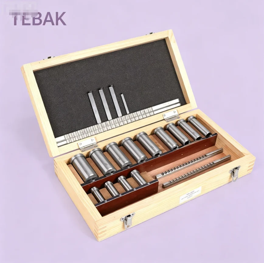 Customized HSS Metric Keyway Broach Sets | Precision Lathe Broaching Tools with Shims - TEBAK
