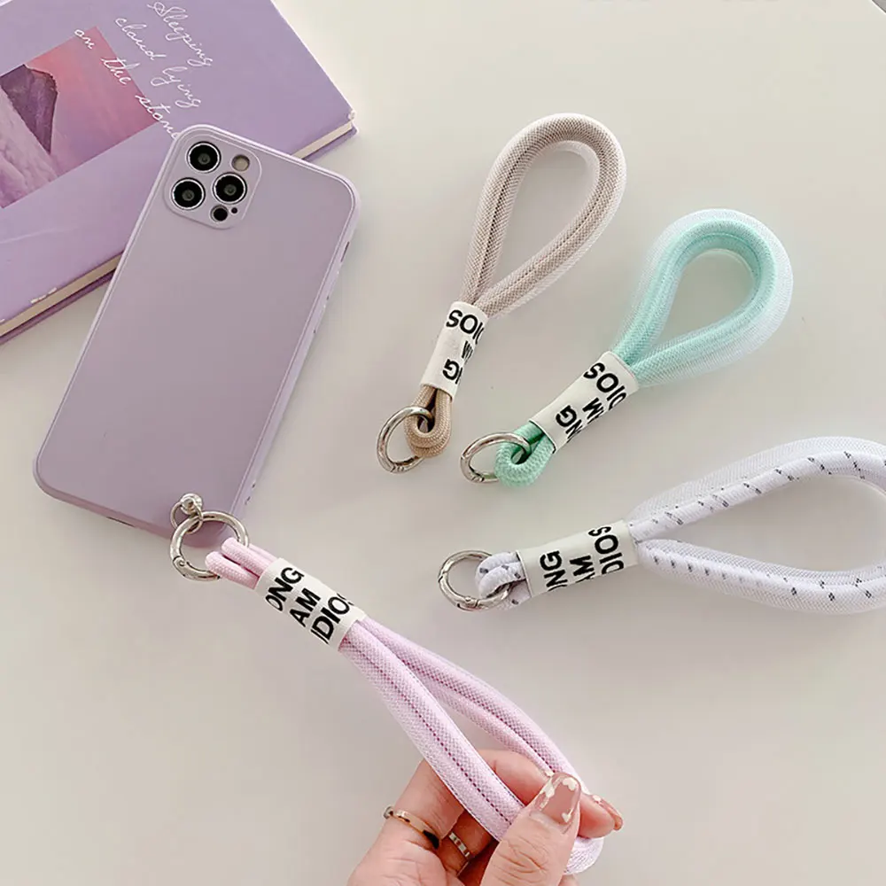 Simple Candy Color Cell Accessories Luxury For All Iphone Smart Strap Mobile Chain Phone Lanyard SJS029 Laudtec manufacture