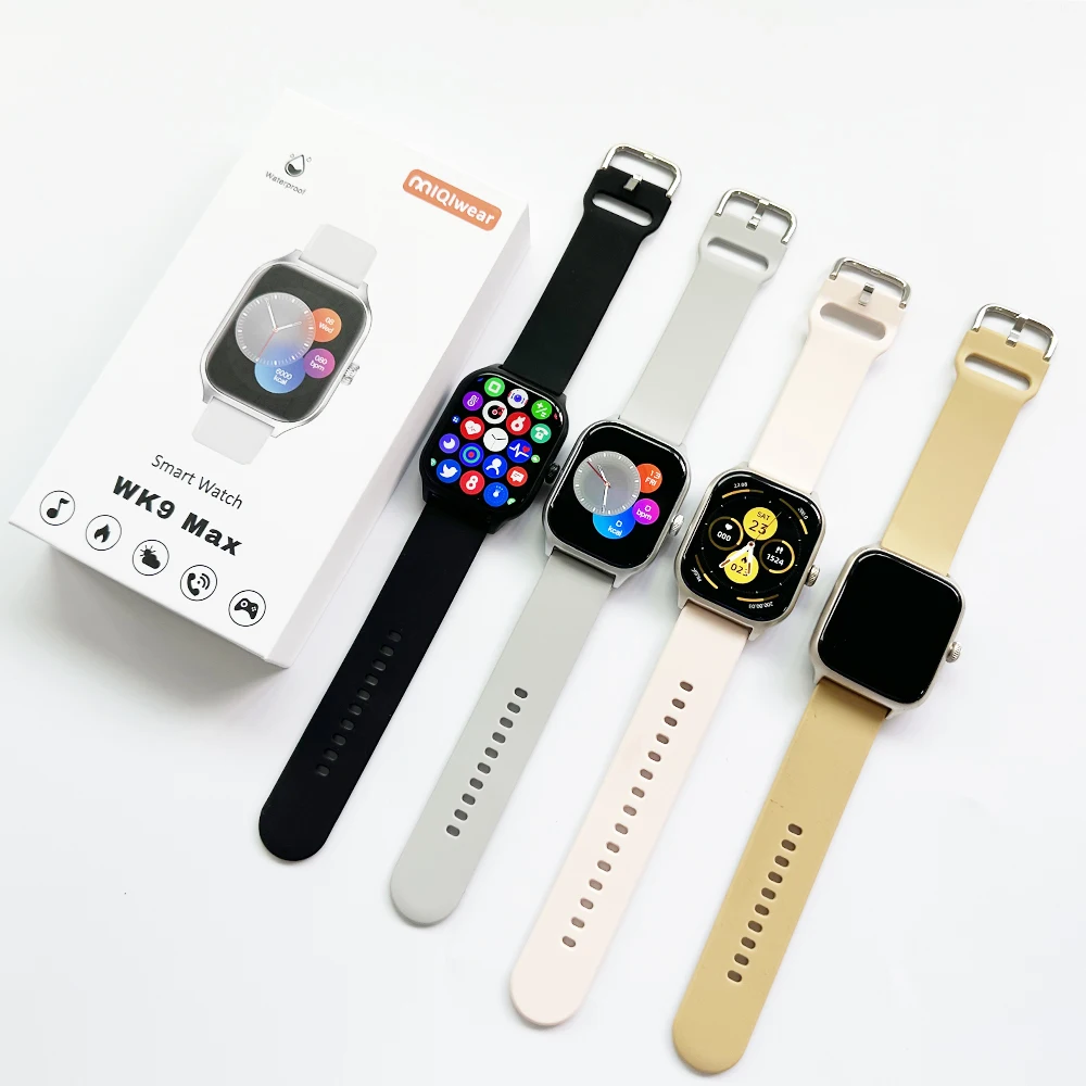 2025 WK9 Max Bt Calls Smart Watch for Men Women Stainless Steel Sports Fitness Watches Heart Rate Smartwatch Y13/H13
