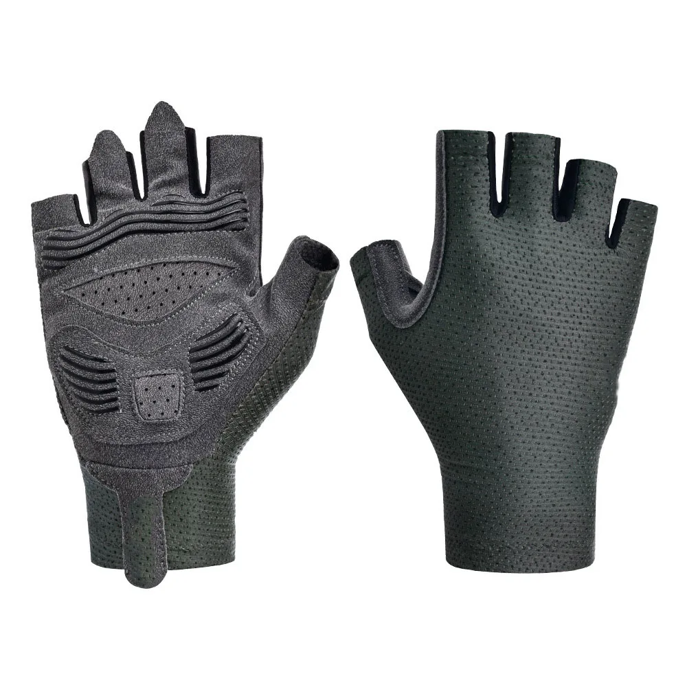 Summer Half-Finger Cycling Gloves for Outdoor Sports Breathable Wear-Resistant with Shock Absorption Motorcycle Accessories