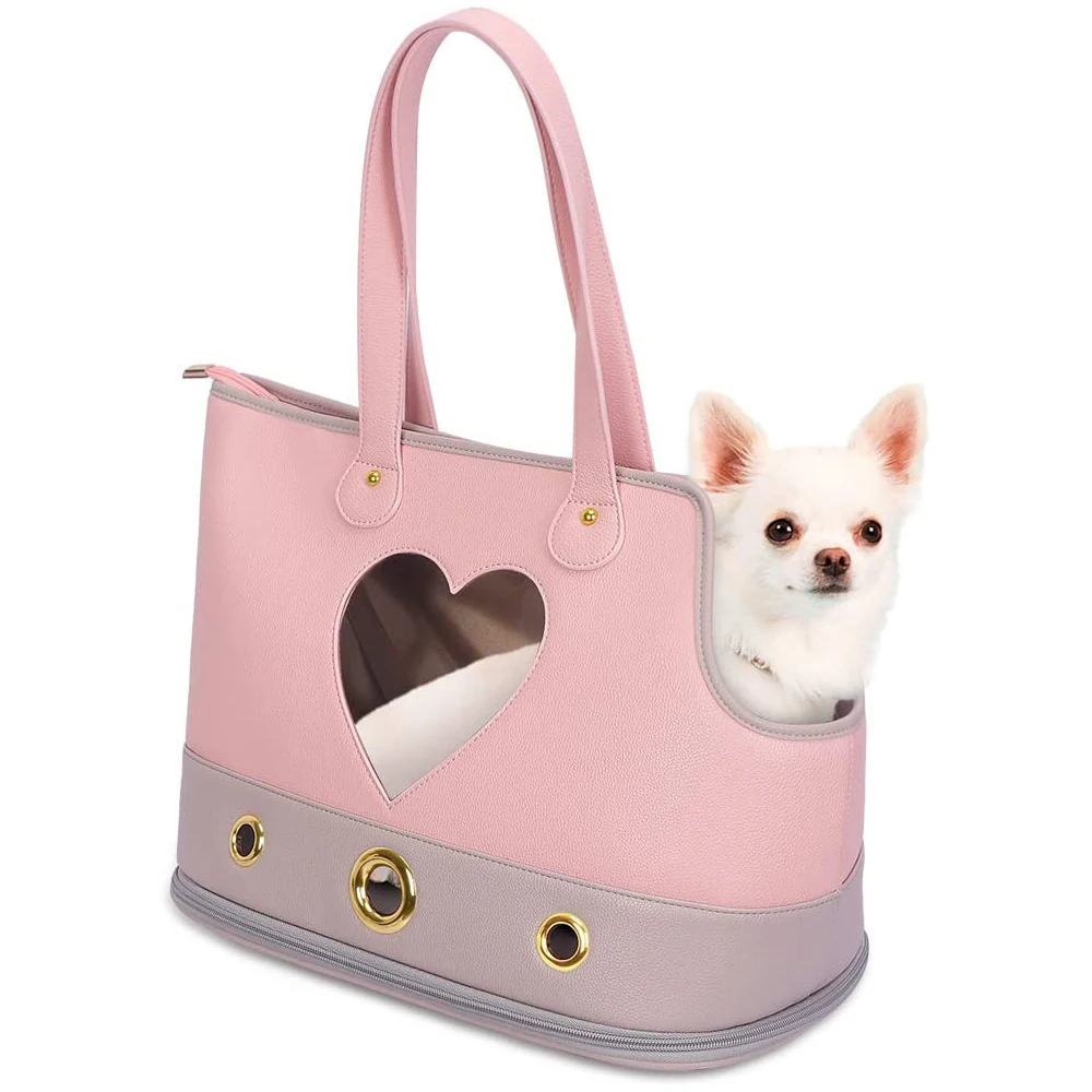 Pink Chihuahua Purse  Dog purse handbags, Small dog carrier, Dog carrier  purse