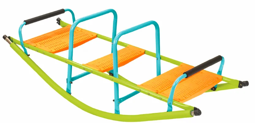 XSS001 360 Degree Rotating Plastic Teeter Totter Sturdy 1.8m Kids Outdoor Seesaw Rocking Chair for Garden Indoor Play High