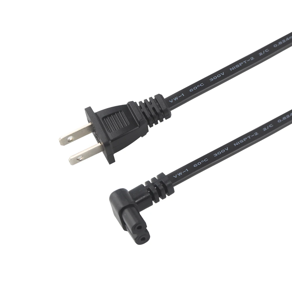 North American Plug to Figure 8 Socket Cordset Lead Cable Mains Lead 