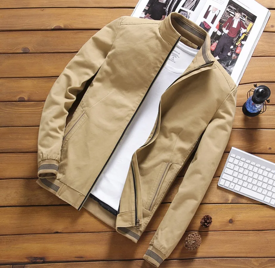Autumn Bomber Jackets Casual Male Outwear Fleece Thick Warm Windbreaker Jacket Mens Baseball Coats Clothing_voghion.com