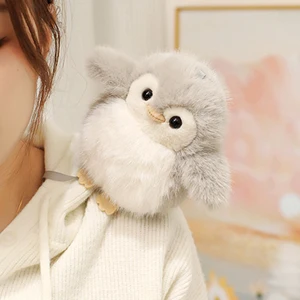 Super Soft Cute Owl Penguin Plush Toys Cartoon Stuffed Bird Gifts for Kids Girls with PP Cotton Filling Standing Magnet Feature