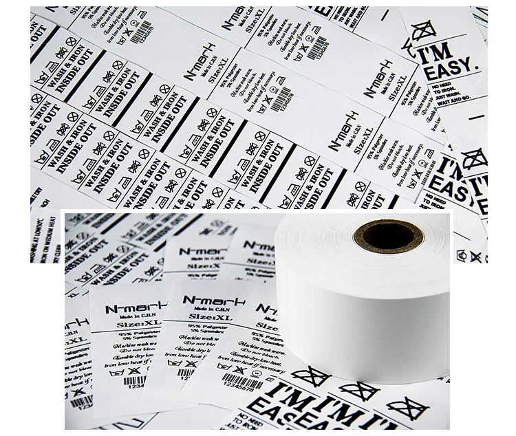 Hot Sale Foil Label Sticker Printer Cloth Label Printing Machine Satin