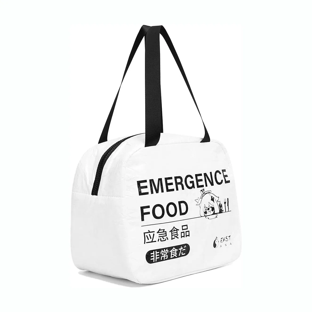 Оригинальная переработанная Экологически чистая маленькая сумка для ланча термоизолированная