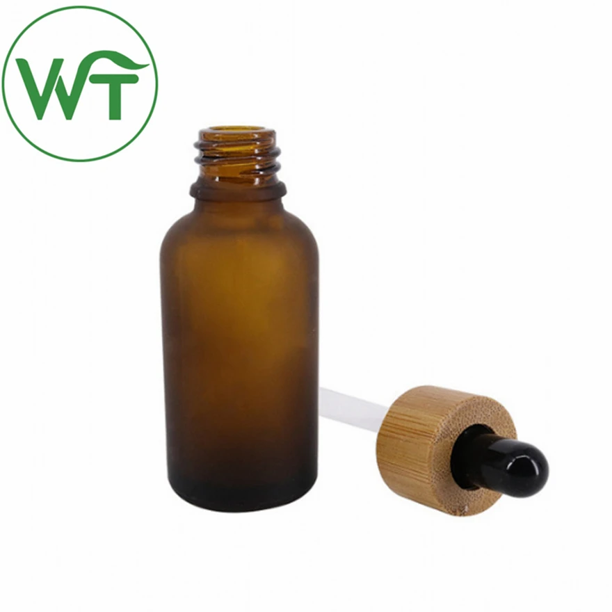 In Stock New Color Matte Black Glass Bottle 30ml With Dropper For Serum