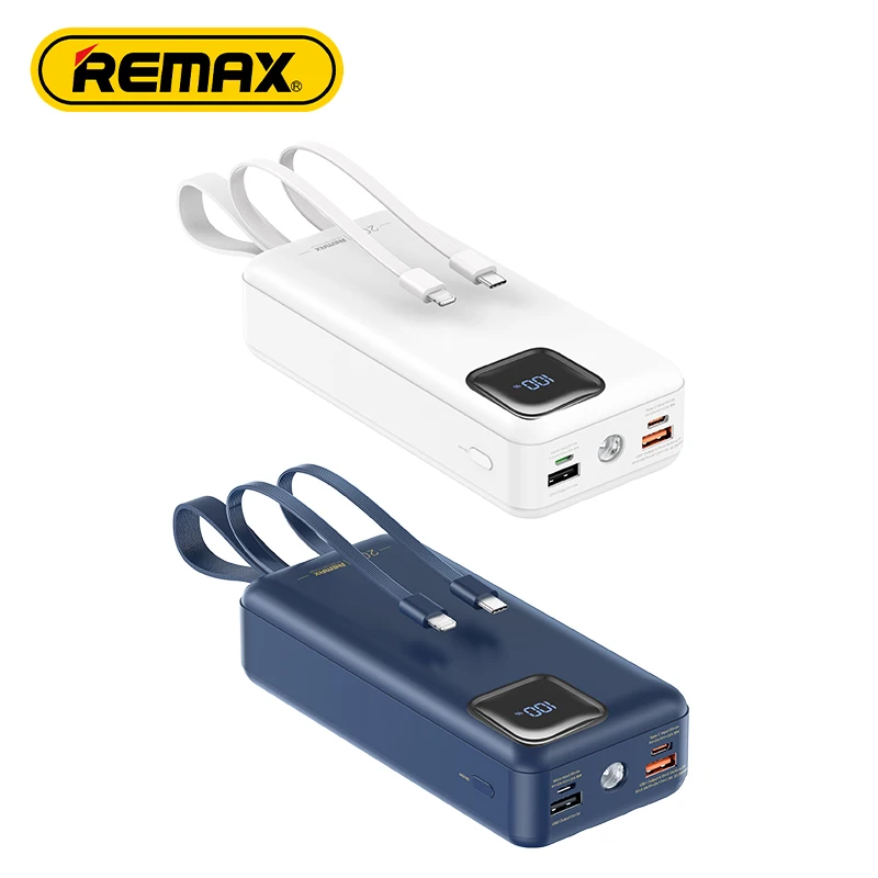 Remax Rpp-20 Wired Power Bank Multi Use 50000Mah - Navy