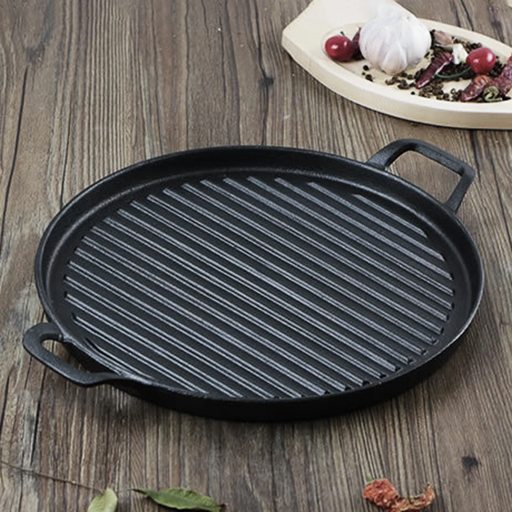 Wholesale Outdoor kitchen cast iron flat griddle for gas grill