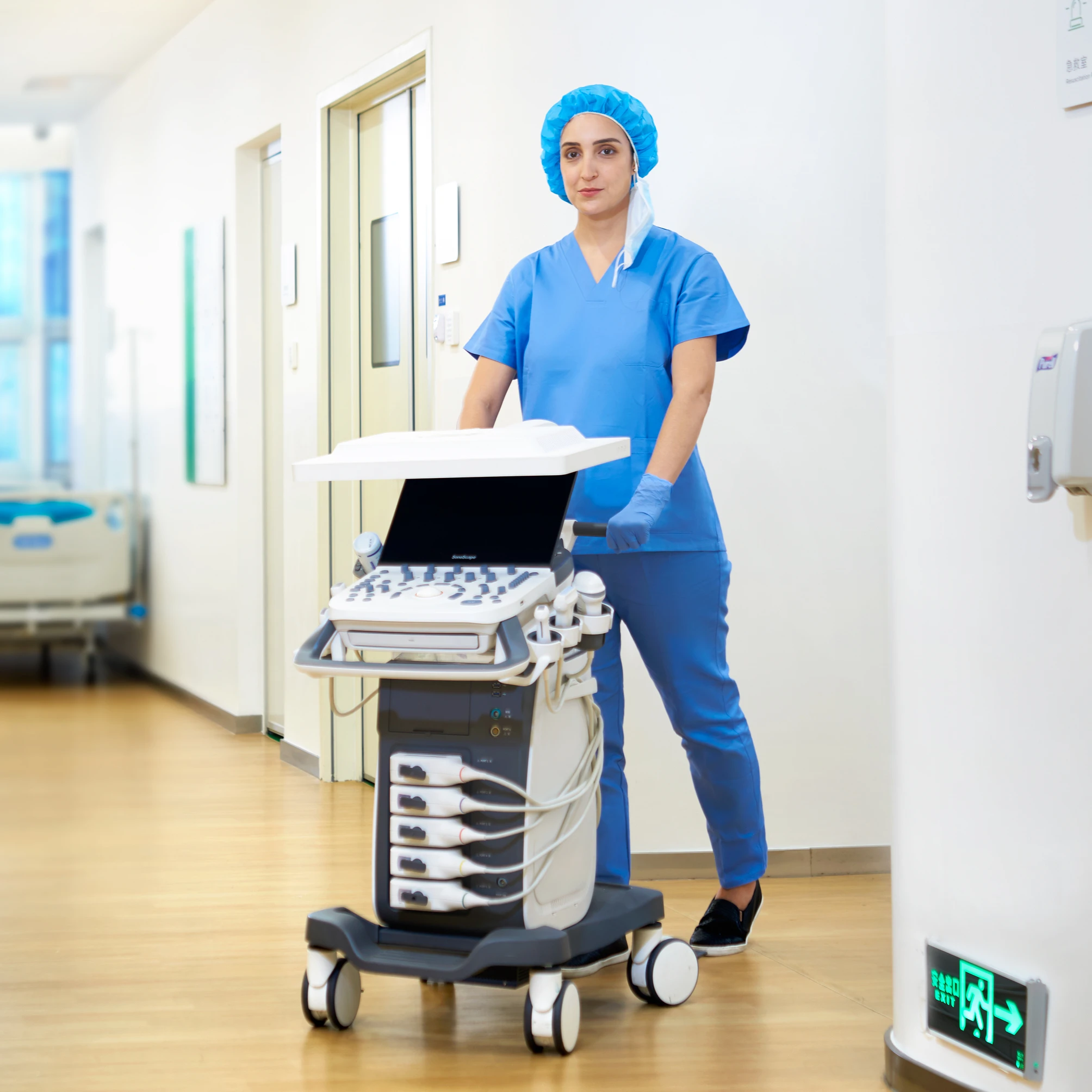 SONOSCAPE P25 Elite 4D Echo Machine Medical Ultrasound Scanner for Obstetrics Gynecology Pediatrics Urology