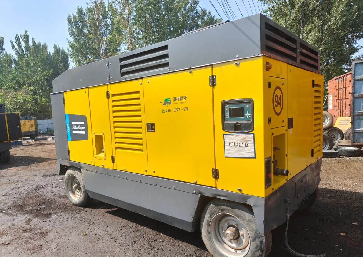 2024 Original Imported Engine Atlas Copco High Pressure 1165CFM 35 Bar Mobile Cummins 410 KW Mining Use Air Compressor Price