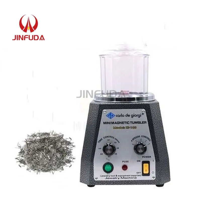  Jewelry Polisher Finisher Machine KT-100 Mini Magnetic