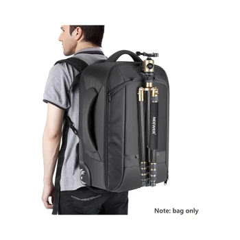 NEEWER 2-in-1 Convertible Wheeled Camera Backpack Rolling Luggage Case With Telescopic Handle and Anti-Shock Dividers for DSLR detail image
