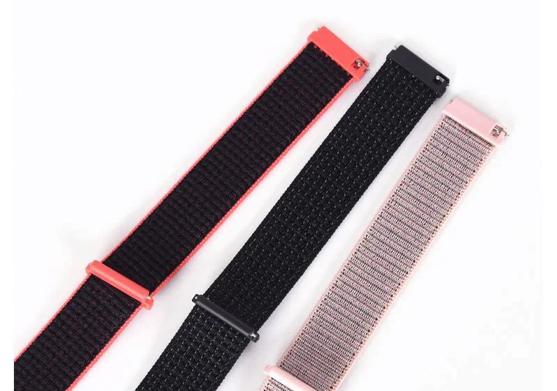 Adjustable Nylon Loop Strap for Freestyle Shark Classic Watch Quick-Release Band with Leash Clip Fabric Correa