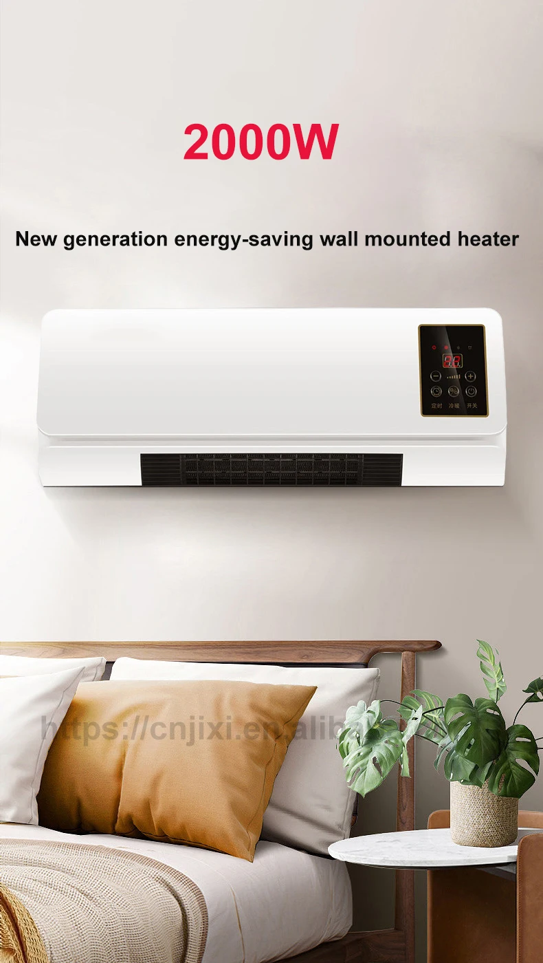 Electric Heater And Air Conditioner Combo Wall/desktop Mounted Electric