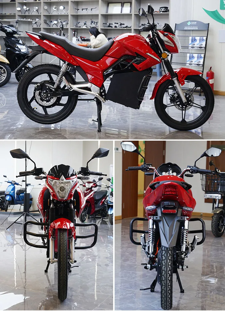 CKD SKD 18inch Wuxi Electric Motorcycle 2500W 70km/h Speed Adult Electric E Moto Bike Motorcycle for Sale