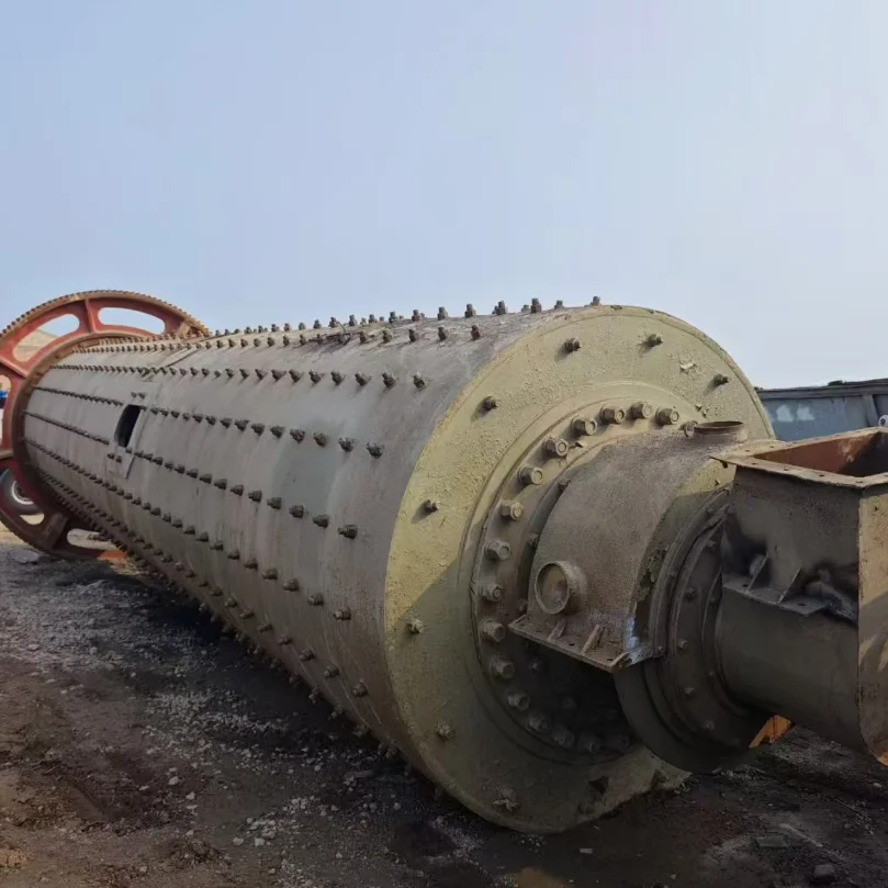 Used CEMF 2295 Three-Chamber Ball Mill with 475kW  Motor and Gear Core Components for Cement Grinding