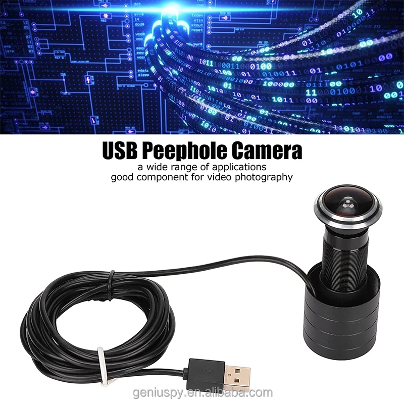 Door Cat Eye Surveillance Wide Angle Lens Micro Usb Door Peephole