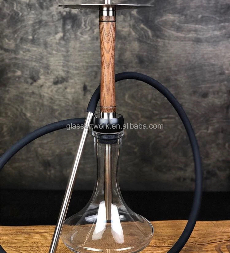 High Quality Gold Stainless Steel Hookah Shisha Modern Frosted Eco-Friendly 65cm Height Customizable Logo Wholesale in Germany