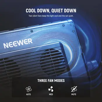 NEEWER PL60C RGBCW Pro Photography Studio Lighting RGB LED Panel Video Light APP Control for Outdoor Filming Recording Streaming product image