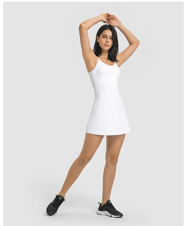 New Style Tennis Skirt Outdoor Training Fitness High Elastic Yoga