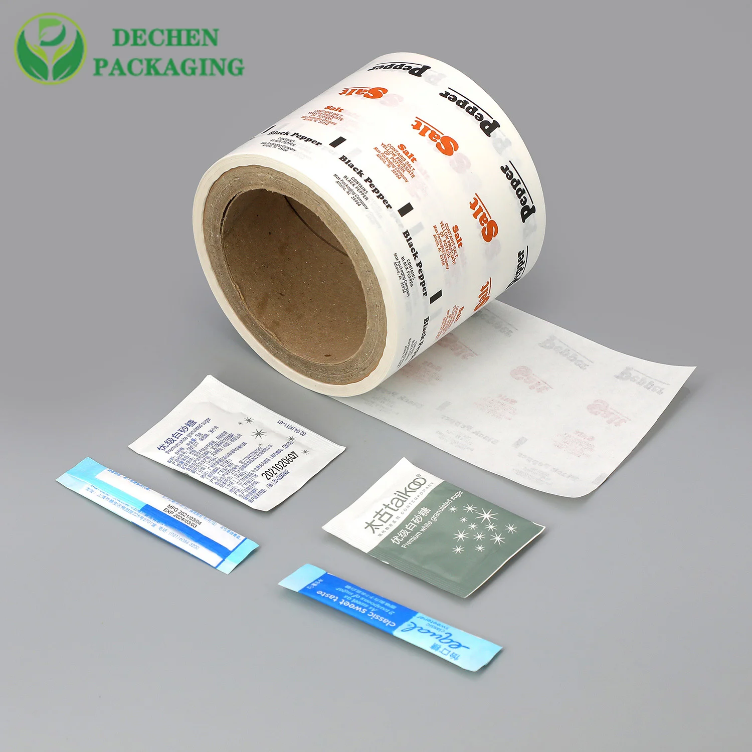 Sandwich Paper Roll Sachet Packing Paper To Pack Sugar Stick